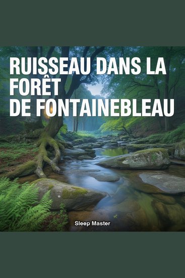 Ruisseau dans la Forêt de Fontainebleau - 8 Heures de Sons d'Eau et de Nature Française pour Sommeil Profond - cover