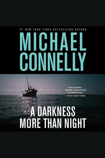 A Darkness More Than Night - cover