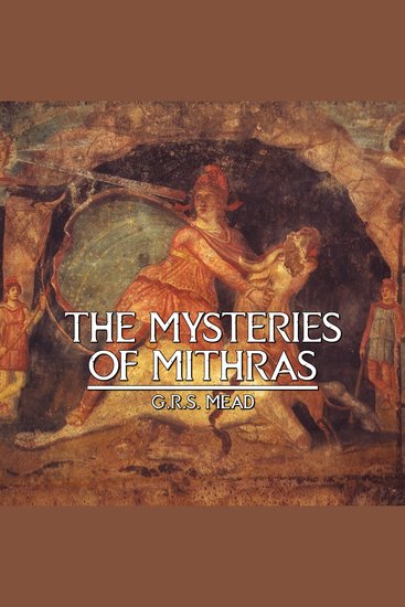 Mysteries of mithras the - cover