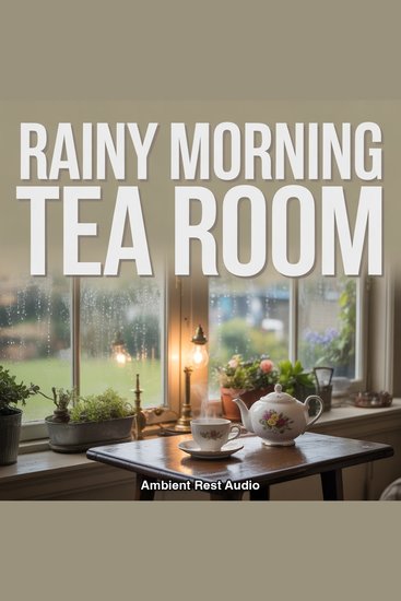 Rainy Morning Tea Room - 8 Hours of Gentle Rain and Clinking Teacups for Calm Focus and Relaxation - cover