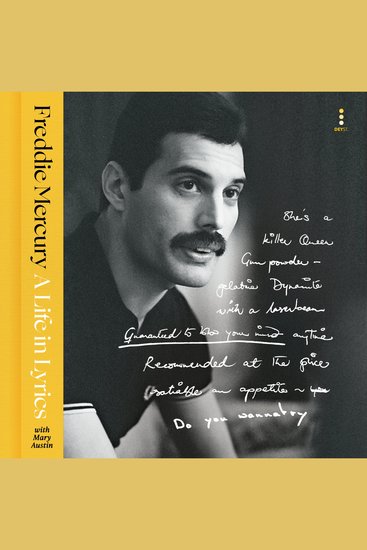 A Life in Lyrics - The Official Creative Legacy of Freddie Mercury - cover