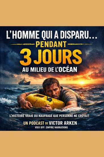L’homme qui a disparu… pendant 3 jours au milieu de l’océan - L’histoire vraie du naufragé que personne ne croyait - cover