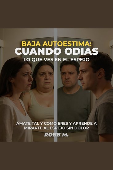 Baja Autoestima Cuando odias lo que ves en el espejo - Un audiolibro que explorará cómo mejorar tu autoestima y que aprendas a amarte de piez a cabeza - cover