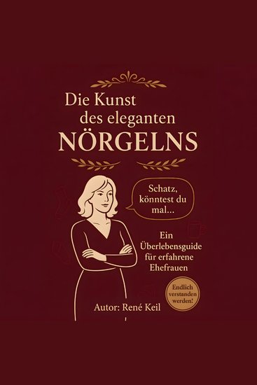 Die Kunst des Nörgelns - Ein Überlebensguide für erfahrene Ehefrauen "Weil 'Du nervst!' einfach zu ehrlich ist" - cover