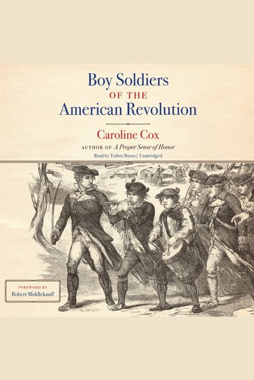 Boy Soldiers of the American Revolution - cover
