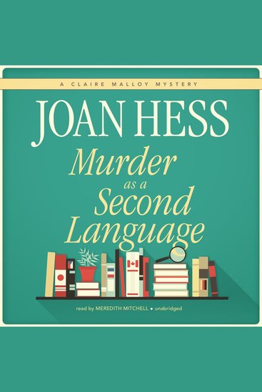 Murder as a Second Language - cover