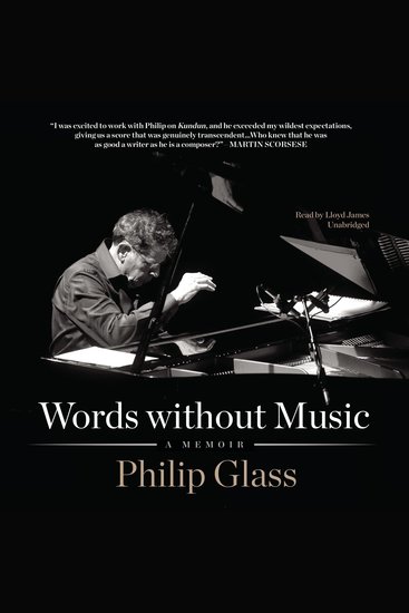 Words without Music - A Memoir - cover