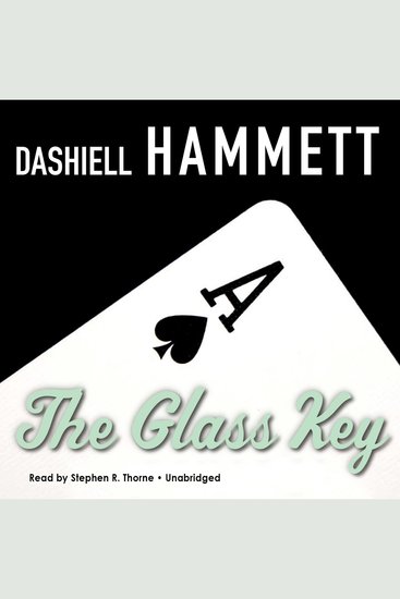 The Glass Key - cover