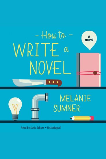 How to Write a Novel - A Novel - cover