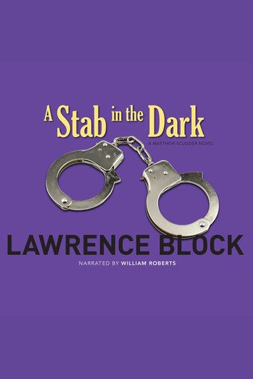 A Stab in the Dark - A Matthew Scudder Novel - cover