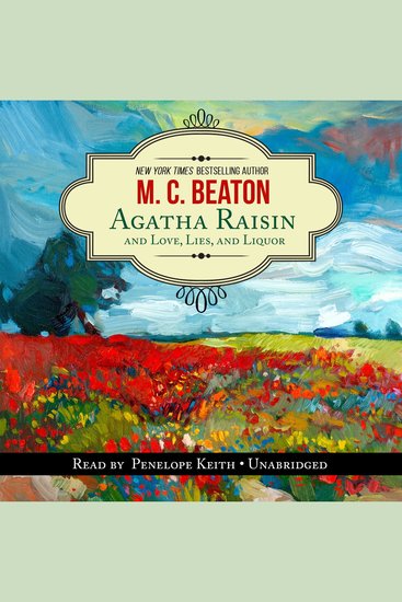 Agatha Raisin and Love Lies and Liquor - cover