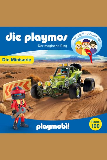 Die Playmos - Das Autorennen um den Vulkan Folge 100: Der magische Ring - Episode 8 (Ungekürzt) - cover