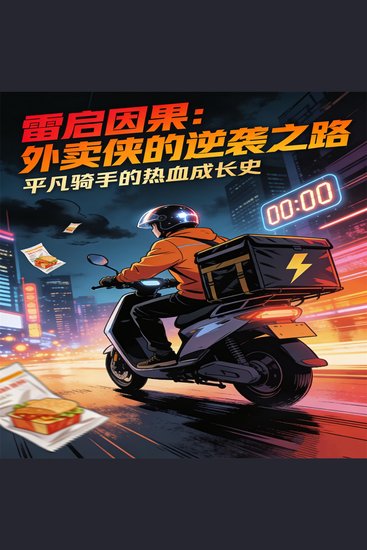 雷启因果：外卖侠的逆袭之路 - cover