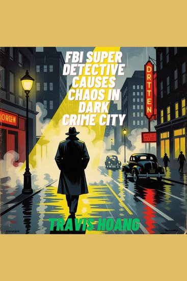 FBI super detective causes chaos in dark crime city - cover