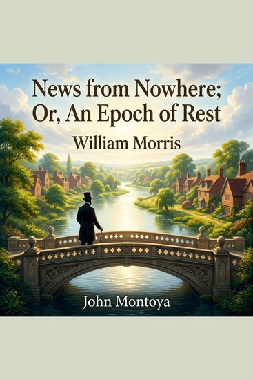 News from Nowhere; Or An Epoch of Rest - Experience William Morris's masterpiece of Utopian Fiction where a 19th-century man awakens in a breathtaking future London devoid of capitalism industrial greed and strife - cover
