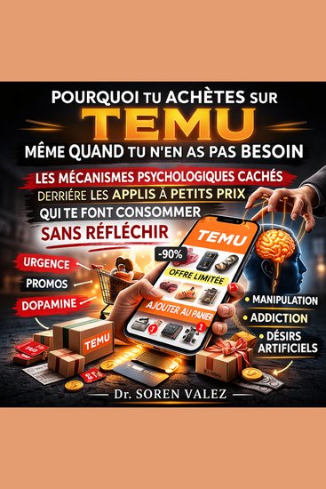 Pourquoi tu achètes sur Temu… même quand tu n’en as pas besoin - Les mécanismes psychologiques cachés derrière les applis à petits prix qui te font consommer sans réfléchir - cover