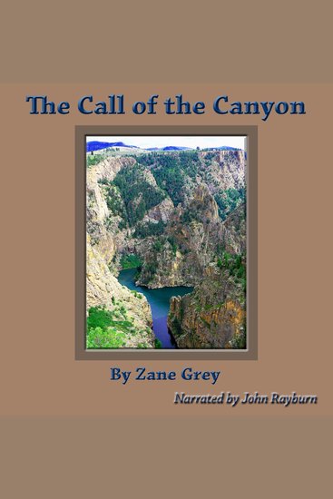 The Call of the Canyon - cover