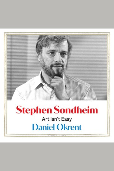 Stephen Sondheim - Art Isn't Easy - cover