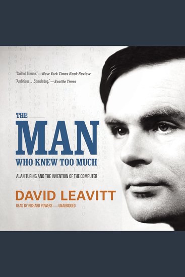 The Man Who Knew Too Much - Alan Turing and the Invention of the Computer - cover