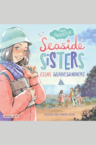 Seaside Sisters 2: Elsas Wirbelwindherz - Nordsee-Jugendhörbuch über Freundschaft erste Liebe und Ferienzauber - cover