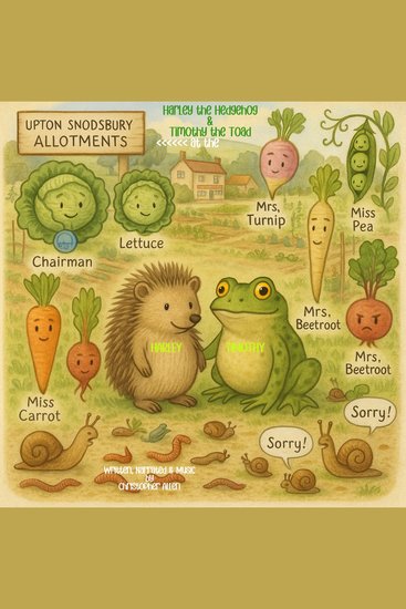 Harley the Hedgehog & Timothy the Toad - At the Upton Snodsbury Allotments - cover