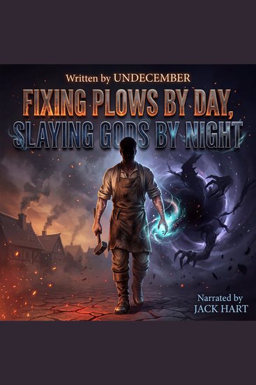 Fixing Plows by Day Slaying Gods by Night - A Cozy Epic Fantasy with a Hidden Overpowered Protagonist | Slice of Life Found Family Cosmic Gods & Magical Blacksmithing - cover