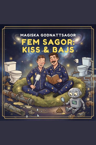 Fem sagor: kiss & bajs - cover