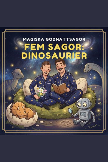 Fem sagor: dinosaurier - cover