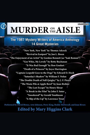 Murder on the Aisle - The 1987 Mystery Writers of America Anthology - cover