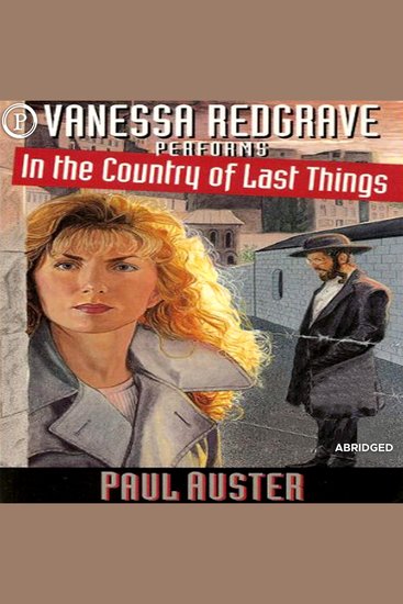 In the Country of Last Things - cover