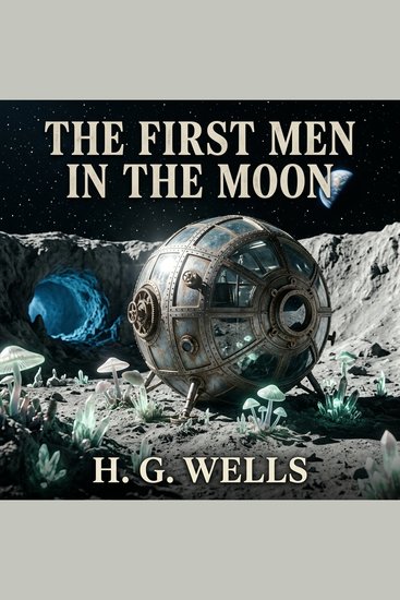 The First Men In The Moon - Classic science fiction space exploration alien first contact Victorian scientific romance lunar civilization insectoid selenites hard sci-fi cavorite - cover