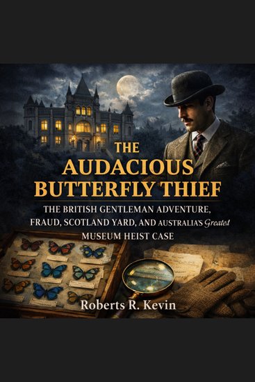 The Audacious Butterfly Thief - The British Gentleman Adventure Fraud Scotland Yard And Australia’s Greatest Museum Heist Case - cover