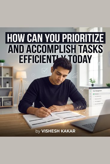 How Can You Prioritize and Accomplish Tasks Efficiently Today - cover