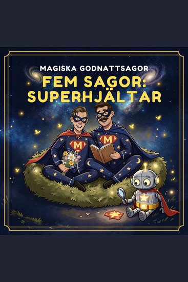 Fem sagor: superhjältar - cover
