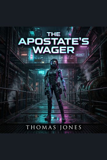The Apostate's Wager - A gripping Science Fiction Cyberpunk thriller of algorithmic oppression corporate bounties and a deadly chase through a rusted dystopian underworld - cover