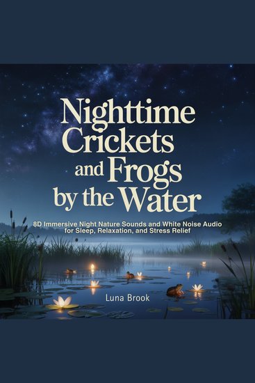 Nighttime Crickets and Frogs by the Water - 8D Immersive Night Nature Sounds and White Noise Audio for Sleep Relaxation and Stress Relief - cover