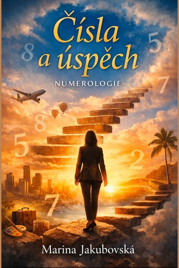 Čísla a úspěh Numerologie - Kniha o numerologiečísladatům narozenínúspěhjakubovska - cover