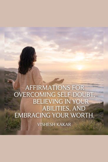 Affirmations for overcoming self-doubt believing in your abilities and embracing your worth - cover