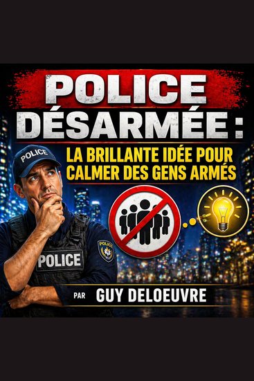 Police désarmée : la brillante idée pour calmer des gens armés - cover