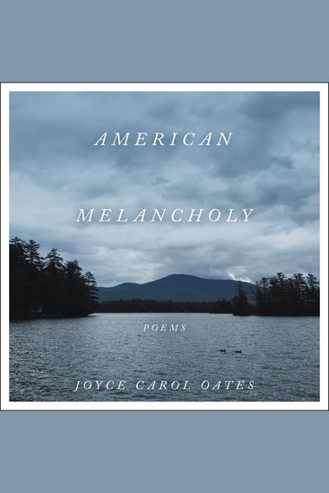 American Melancholy - Poems - cover