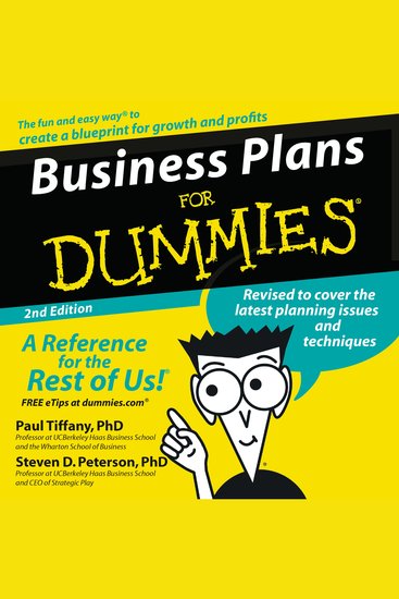 Business Plans for Dummies 2nd Ed - cover
