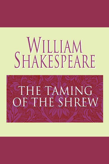The Taming of the Shrew - cover