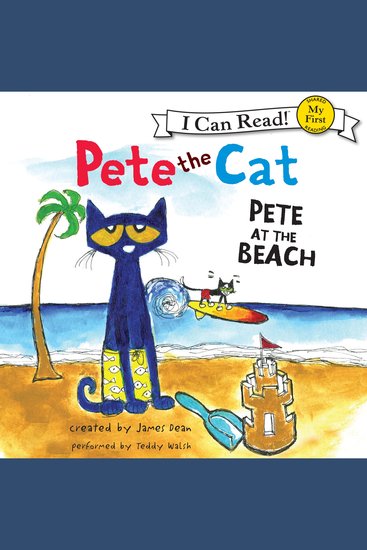 Pete the Cat: Pete at the Beach - cover