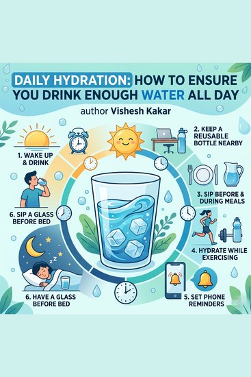 Daily Hydration: How to Ensure You Drink Enough Water All Day - cover