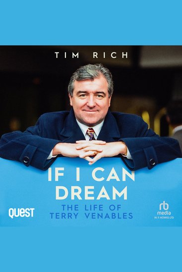 If I Can Dream - The Life of Terry Venables - cover