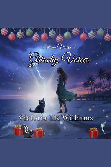 Grinchy Voices - A Funny Christmas Caper Paranormal Cozy Mystery - cover