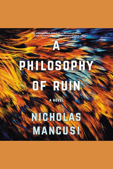 A Philosophy of Ruin - A Novel - cover