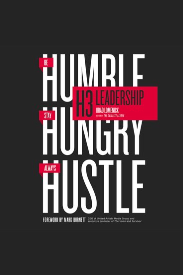 H3 Leadership - Be Humble Stay Hungry Always Hustle - cover