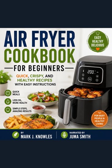 Air Fryer Cookbook for Beginners - Quick Crispy and Healthy Recipes with Easy Instructions - cover