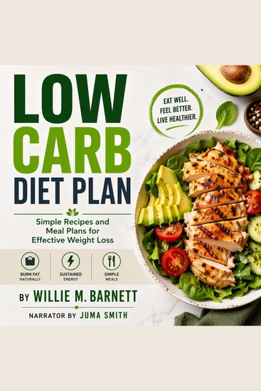 Low Carb Diet Plan - Simple Recipes and Meal Plans for Effective Weight Loss - cover
